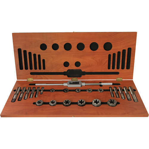 DRILLCO Tap & Die Set, 25 Pieces Auto-Cam