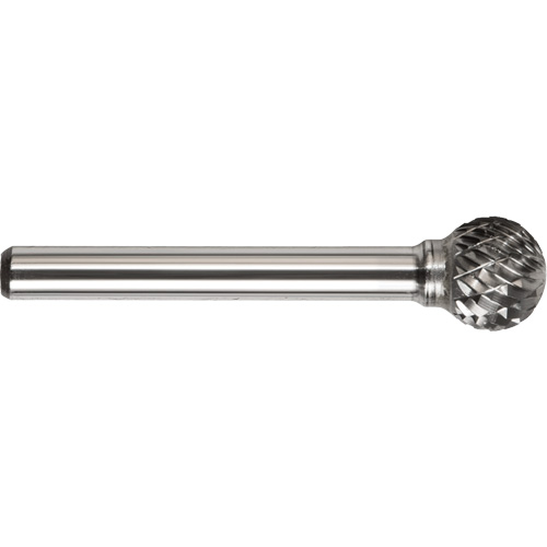 Drillco&reg; Single Cut Ball Shaped Burr, SD-42L2 Auto-Cam