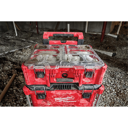 Packout Deep Organizer, 15-1/5" x 19-7/10" x 7", Red Auto-Cam