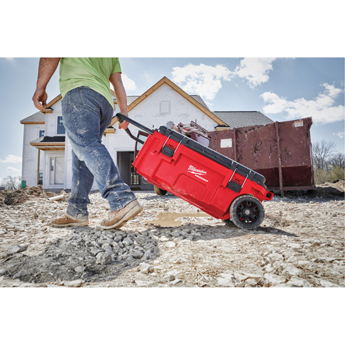 Packout Rolling Tool Chest, 15-4/5" x 34" x 28", Red Auto-Cam