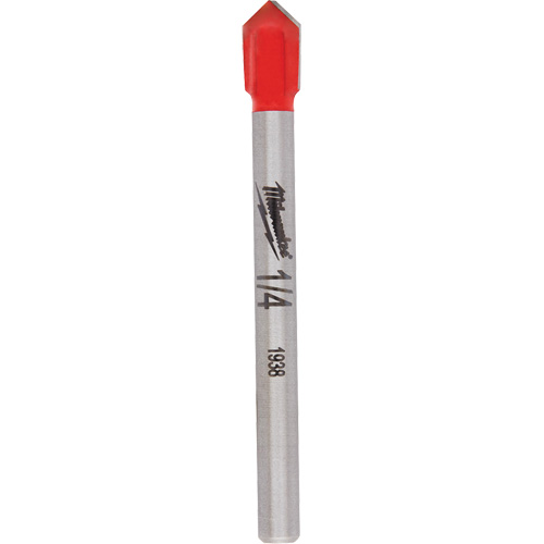 Glass & Tile Bit, 1/4", Carbide Auto-Cam
