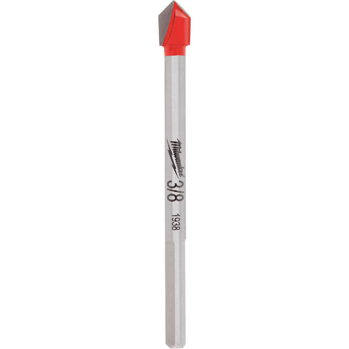 Glass & Tile Bit, 3/8", Carbide Auto-Cam