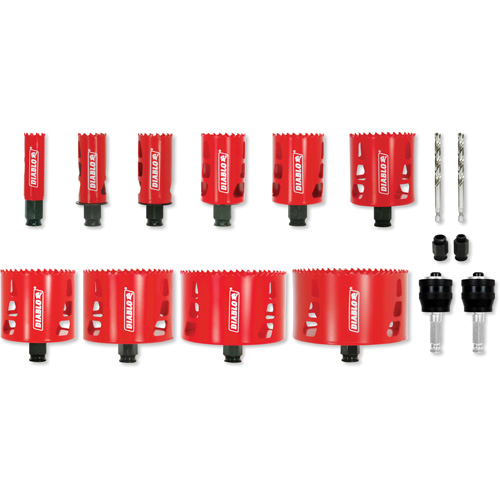 Ensemble de scie-cloche bim&eacute;tallique pour &eacute;lectricien, 16 morceaux Auto-Cam