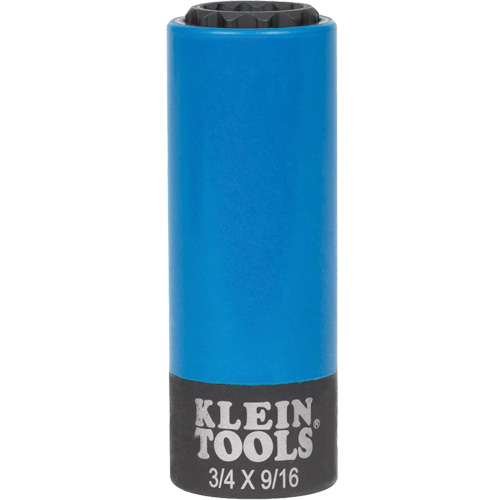 2-in-1 Coated Socket, Impact, 12 Points Auto-Cam