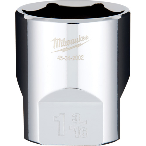 SAE Socket with Four Flat Sides, 1-3/16", 1/2" Drive, 6 Points Auto-Cam