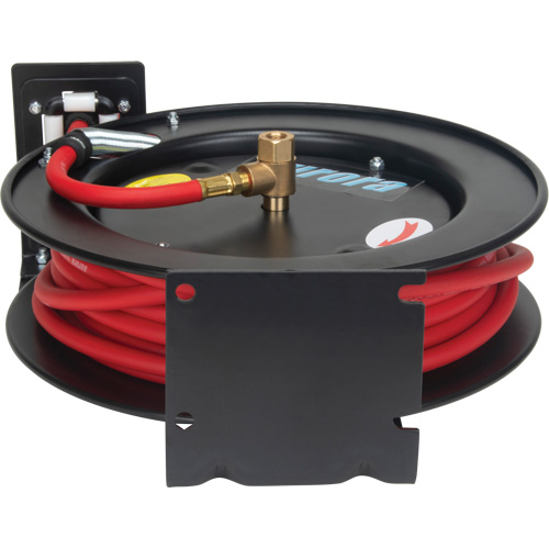 Hose Reel, Air/Water, 1/4" x 35', Single Hose, 300 psi Auto-Cam