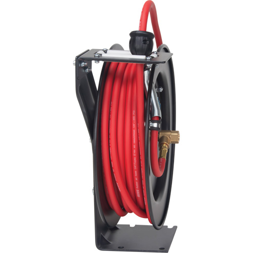 Hose Reel, Air/Water, 1/4" x 35', Single Hose, 300 psi Auto-Cam