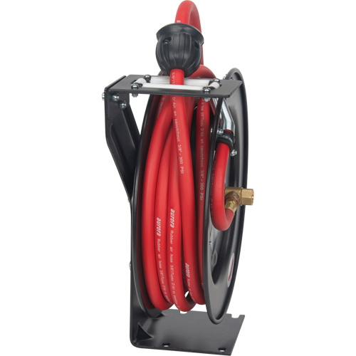 Hose Reel, Air/Water, 3/8" x 25', Single Hose, 300 psi Auto-Cam