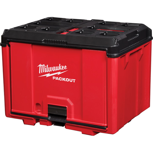 Packout Tool Cabinet, 15" x 15" x 20", Black/Red Auto-Cam