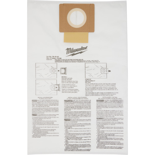 Fleece Dust Bags, 6 US Gal. Auto-Cam