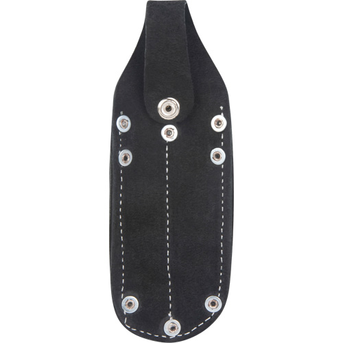 Utility Pouch, Knife Holder, Leather, 3 Pockets Auto-Cam