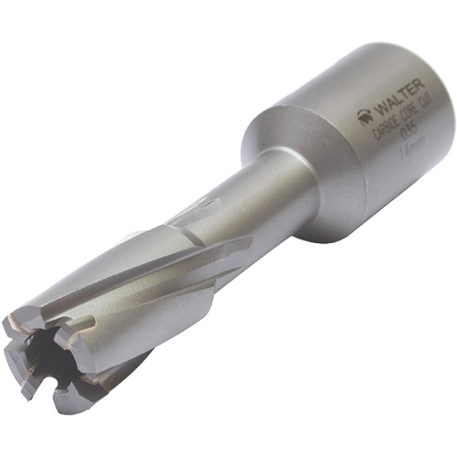 Outil de coupe annulaire avec mandrin soud&eacute;, Diam&egrave;tre de 12 mm, Carbure, Profondeur de la coupe de 30 mm, Tige 3/4" Auto-Cam