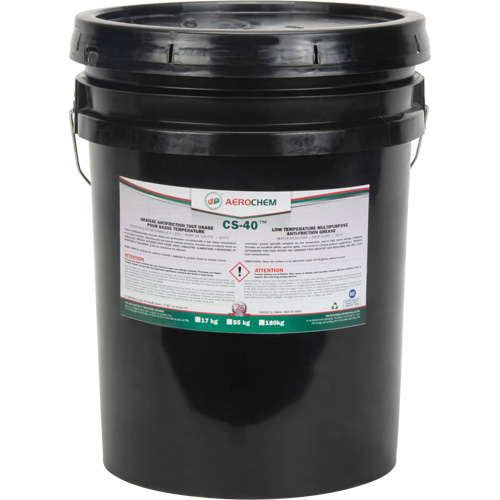 Aerochem CS-40 Low-Temperature Multi-Purpose Grease, 17 kg, Pail Auto-Cam