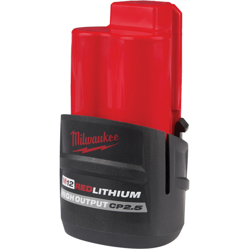 Batterie CP2.5 M12 Redlithium High Output, Lithium-ion, 12 V, 2,5 Ah Auto-Cam