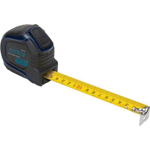 Tape Measure, 1" x 16', Imperial & Metric Graduations Auto-Cam