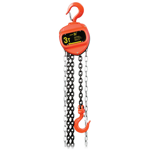 VCH Series Chain Hoist, 20' Lift, 6600 lbs. (3 tons) Capacity, Heat-Treated Alloy Steel Chain Auto-Cam