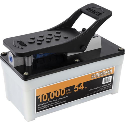 402A Pompe pneumatique/hydraulique &agrave; pied pour usage intensif Auto-Cam