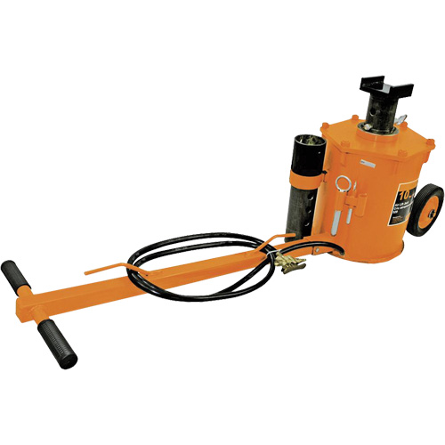Cric pneumatique pour usage intensif, Capacit&eacute; de 10 tonne(s), 18" - 52" h Auto-Cam