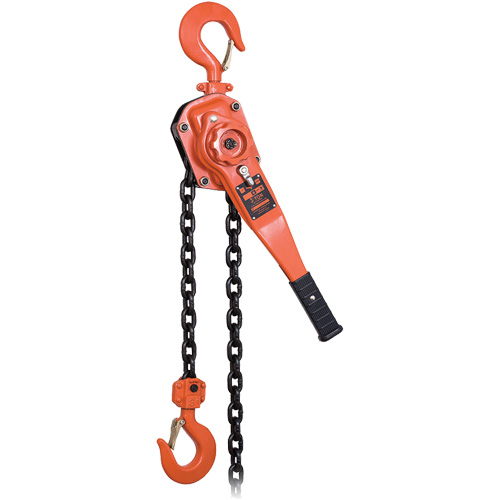 KLP Series Heavy-Duty Lever Chain Hoist, 5' Lift, 6000 lbs. (3 tons) Capacity Auto-Cam
