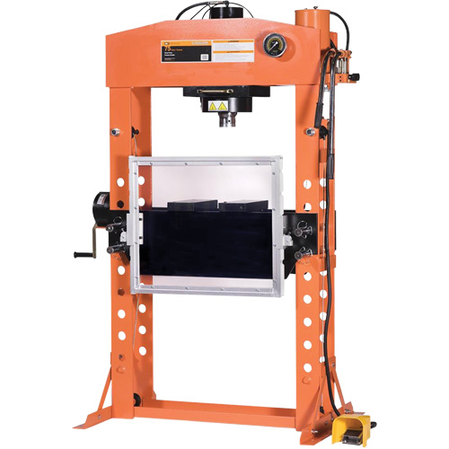 Super Heavy-Duty Shop Presses, 75 tons Capacity Auto-Cam