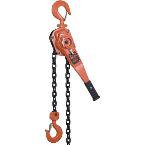 KLP-300-10 KLP Series Lever Chain Hoists, 10' Lift, 6000 lbs. (3 tons) Capacity, Steel Chain Auto-Cam