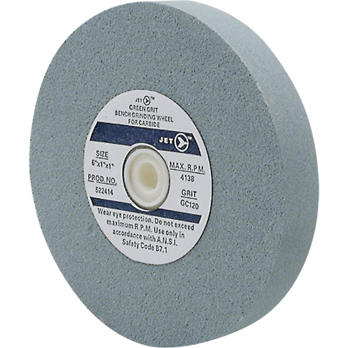 GC675C Bench Grinding Wheels, 6" x 3/4", 1" Arbor, Silicon Carbide Auto-Cam