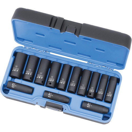 PS1338DM Sockets - Sets, 13 Pcs, Impact, 3/8" Drive Size, Deep Auto-Cam