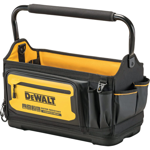 20” PRO Tool Tote, 36 Pockets, Black/Yellow Auto-Cam