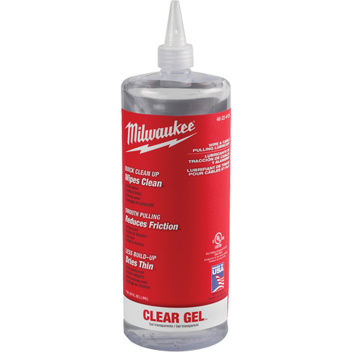 Wire & Cable Pulling Clear Gel Lubricant, Squeeze Bottle Auto-Cam