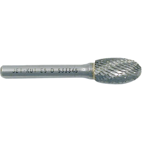 E3-DC JET-KUT&reg; GP Oval Shape Carbide Bur, 3/8" Dia. Auto-Cam