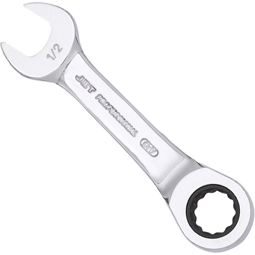 SAE Ratcheting Stubby Combination Wrench Auto-Cam