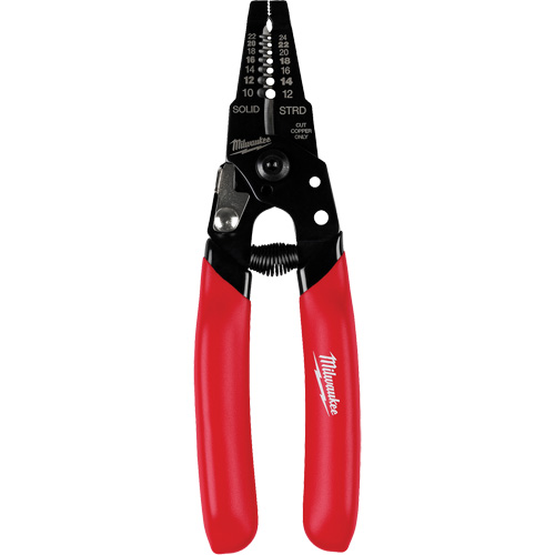 Compact Dipped Grip Wire Stripper & Cutter Auto-Cam