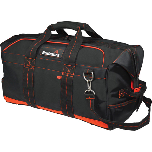 24" Pro Contractor's Gear Bag, Ballistic Polyester, Black/Red Auto-Cam