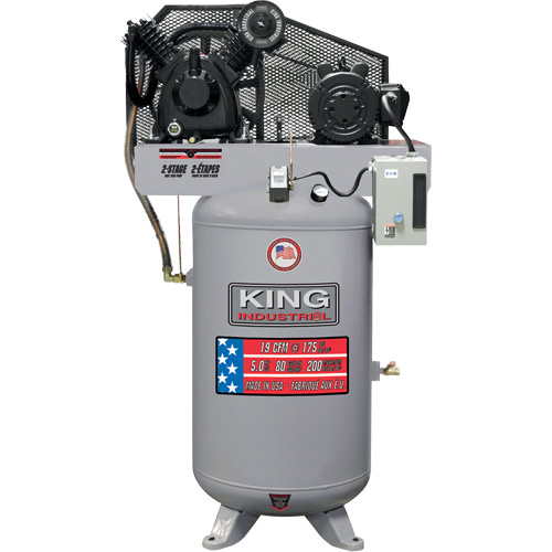 Compresseur d'air biphas&eacute;, 80 gal. (96 gal. US) Auto-Cam