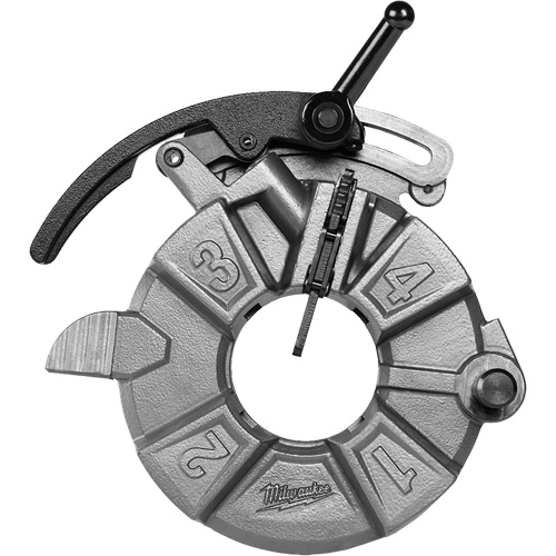 BSPT Pipe Threading Die Head with Micro-Adjust Auto-Cam