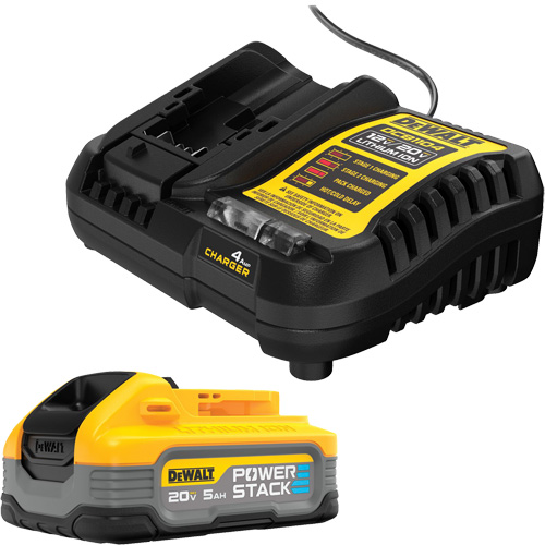 Ensemble de batterie POWERSTACK, Lithium-ion, 20 V, 5 Ah Auto-Cam