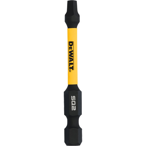 15-Piece Impact Ready Tic-Tac Screw Bit Set, Square, #2 Tip, 1/4" Drive Size, 2" Length Auto-Cam
