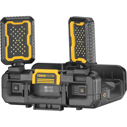 ToughSystem&reg; 2.0 Adjustable Work Light with Storage, 16" x 11" x 14", Black/Yellow Auto-Cam
