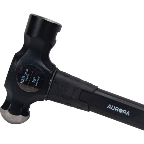 Ball Pein Hammer, 40 oz. Head Weight, Plain Face, Fibreglass Handle Auto-Cam