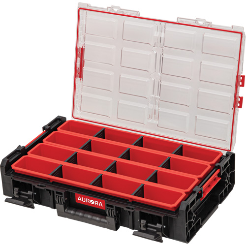 Organisateur tr&egrave;s grand avec bacs longs Arx, 23" x 15-1/5" x 5", Noir Auto-Cam