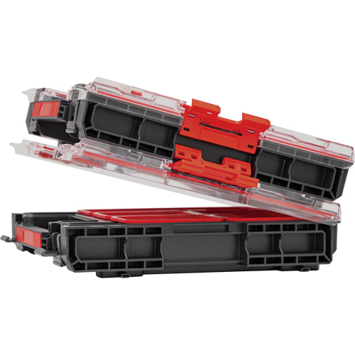 Organisateur moyen avec bacs Arx, 10-3/10" x 14-3/10" x 3", Noir Auto-Cam