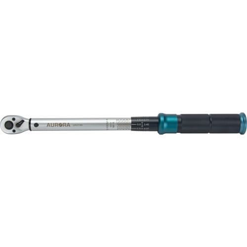 72-Tooth Torque Wrench, Click, 3/8" Square Drive, 10 - 100 ft-lbs. Auto-Cam
