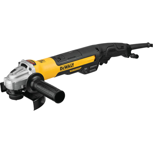 Brushless Small Angle Grinder, Rat Tail with Kickback Brake & No Lock-On, 5"/6" Auto-Cam