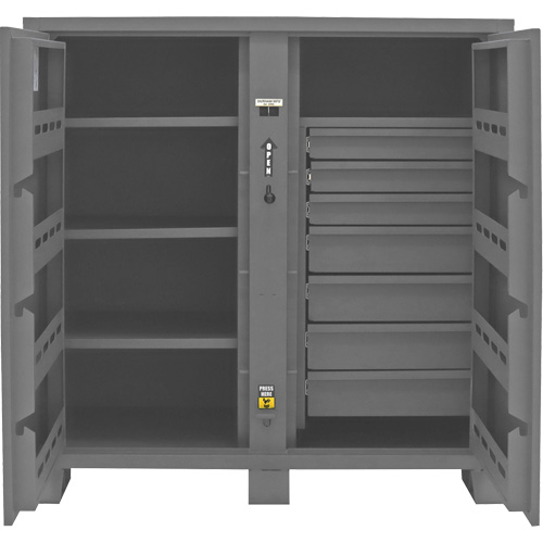 Armoire de rangement pour le chantier, Acier, 59 pi³, Gris Auto-Cam