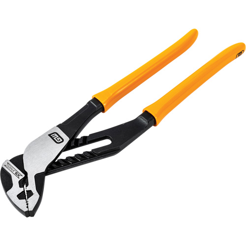 PITBULL K9 Straight Jaw Dipped Handle Tongue & Groove Pliers, 8" Auto-Cam