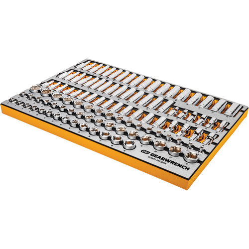 Jeu d'outils pour maître m&eacute;canicien MEGAMOD dans des plateaux en mousse modulaire de premi&egrave;re qualit&eacute; avec rangement d'outils, 1024 morceaux Auto-Cam