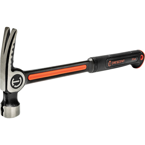 Marteau de charpente en acier avec face meul&eacute;e, 22 oz, Prise en Acier plein, 16" lo Auto-Cam