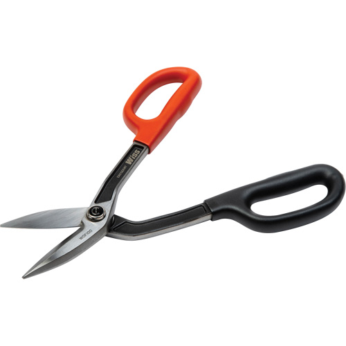Offset Pattern Tinner Snips, 2" Cut Length, Straight Cut Auto-Cam