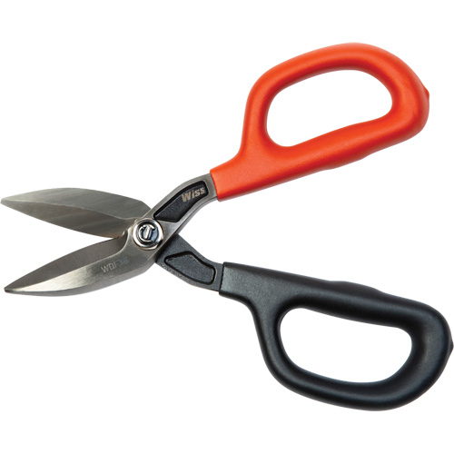 Straight Pattern Tinner Snips, 1-31/50" Cut Length, Straight Cut Auto-Cam