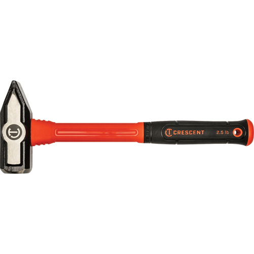 Fiberglass Blacksmith Hammer, 2.5 lbs Head Weight, 13-1/2" L Auto-Cam
